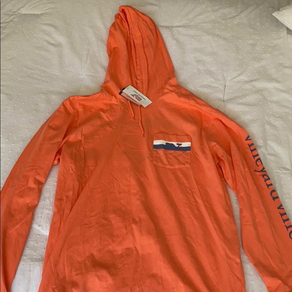 Vineyard Vines Long Sleeve Pocket Hoodie, Small